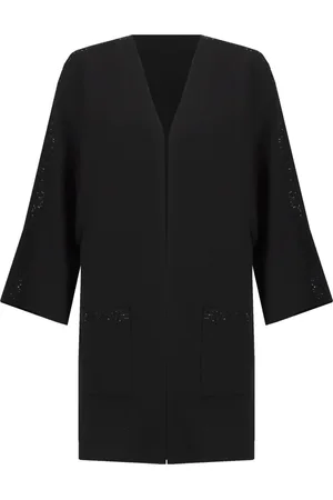 Joseph Ribkoff Bluser & Skjorter, Dame, Sort, L, Uld, Kimono