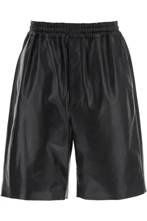 Jil Sander Shorts, Herre, Sort, M, Læder, Chic sorte shorts