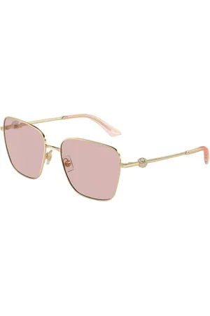 Jimmy Choo Tilbehør, unisex, Gul, 56 MM, Uld, Solbriller