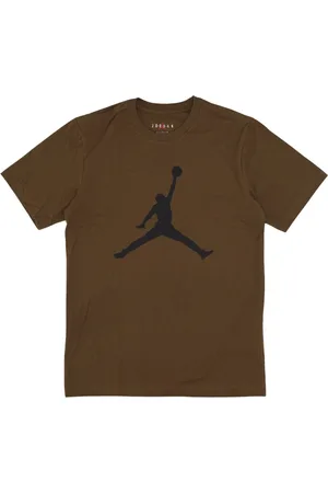 Jordan Top, Dame, Brun, XL, Bomuld, Jumpman Crew T-Shirt