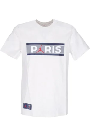 Jordan Top, Herre, Grå, XL, Bomuld, Paris Saint Germain T-shirt