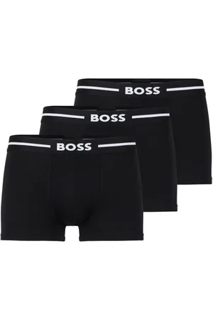 HUGO BOSS Undertøj, Herre, Sort, 2XL, Bomuld, Sort Boxershorts-sæt