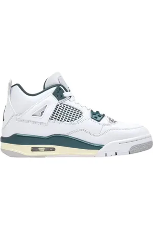 Jordan Sko, Herre, Hvid, 42 1/2 EU, Grønne Oxiderede Sneakers