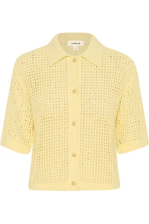 Soaked in Luxury Strik, Dame, , L, Uld, Fransk Vanilje Cardigan