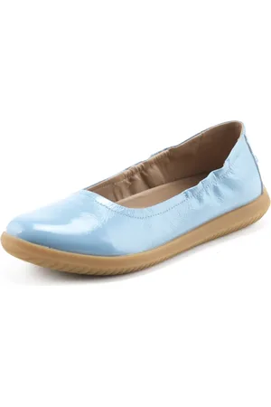 Nature Sko, Dame, Blå, 36 EU, Marie Ballerina Leather