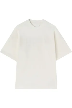 Jil Sander Top, Herre, , M, Bomuld, Logo Print Bomulds T-shirt
