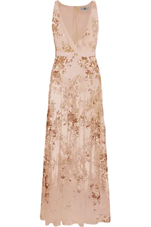 Elisabetta Franchi Kjole, Dame, Lyserød, L, Uld, Baby Stilfuld Kjole