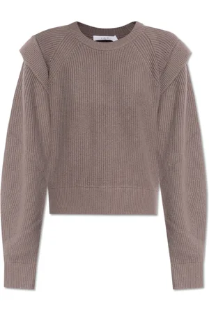 IRO Strik, Dame, Brun, XS, Uld, Sweater Caelia