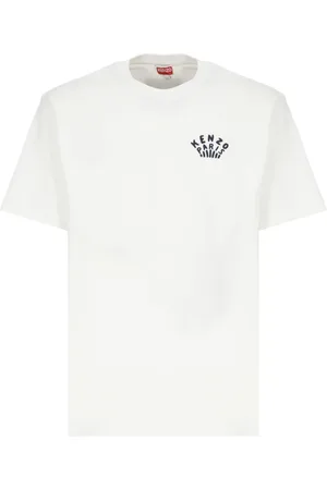 Kenzo Top, Herre, Hvid, M, Bomuld, Gots Dragonfly T-shirt