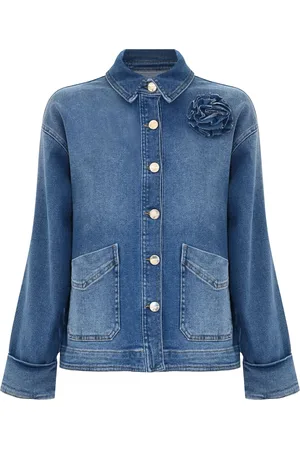 Kocca Jakke, Dame, Blå, S, Uld, Stilfuld denimjakke