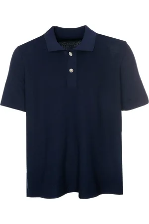 Jacquemus Top, Herre, Blå, XL, Bomuld, Strikket Poloskjorte