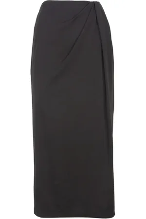 Max Mara Nederdel, Dame, Sort, S, Maxi Nederdel