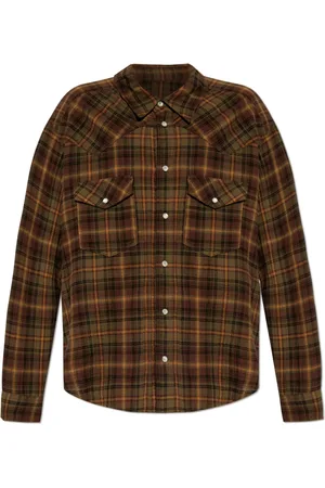 Isabel Marant Skjorte, Herre, Brun, L, Bomuld, Panema Skjorte