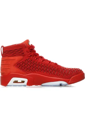 Jordan Sko, Herre, Rød, 40 EU, Flyknit Elevation High Top Sko