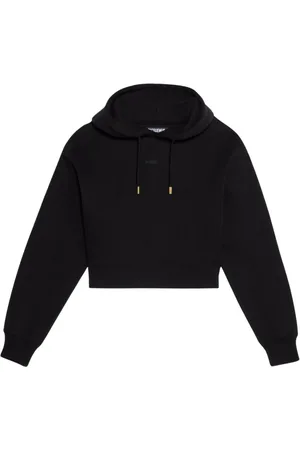 Jacquemus Sweathshirts & Hoodies, Dame, Sort, L, Bomuld, Hoodie Gros Grain