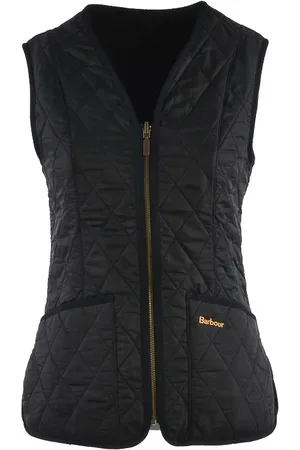 Barbour Jakke, Herre, Sort, 2XS, Uld, Sort stof Gilet med lynlåslukning og forlommer