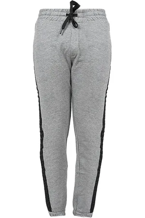 John Richmond Bukser, Herre, Grå, XL, Simple Cut Sweatpants med snøre
