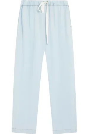 SEMICOUTURE Bukser, Dame, Blå, S, Chambray Buddy Bukser med elastisk talje
