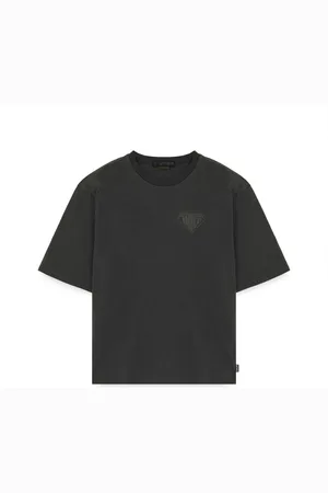IUTER Top, Herre, Sort, L, Bomuld, Bomuld Logo Pigment Farvet Tee