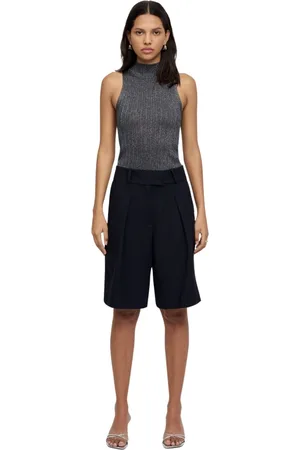 Ivy & Oak Shorts, Dame, Blå, L, Polyester, Peony SUE Shorts