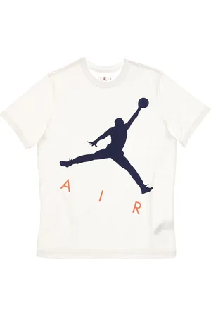 Jordan Top, Herre, Hvid, XL, Bomuld, Air Hybrid Crew T-Shirt