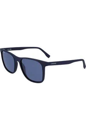 Lacoste Tilbehør, Herre, Blå, 55 MM, Uld, Blå Mat Solbriller L882S-424