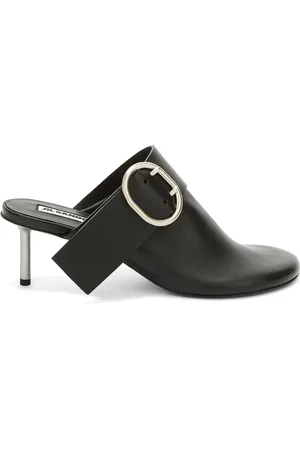 Jil Sander Sko, Dame, Sort, 40 EU, Uld, Stilfuld Mule Sko