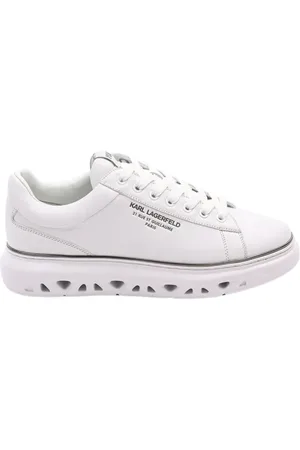 Karl Lagerfeld Sko, Herre, Hvid, 42 EU, Læder, Kapri Kite RSG Sneakers