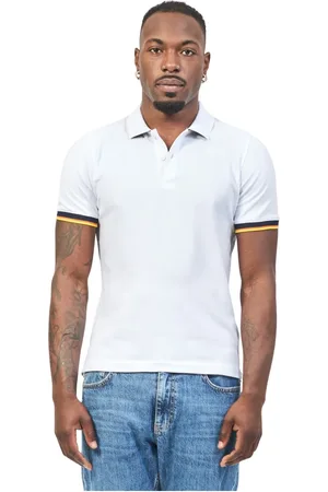 K-Way Top, Herre, Hvid, M, Bomuld, Stretch Bomulds Polo Shirt Hvid
