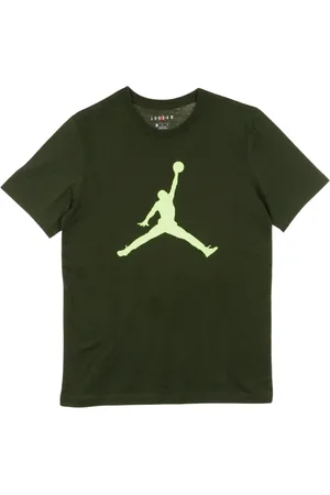 Jordan Top, Herre, Grøn, S, Bomuld, Jumpman Crew T-Shirt