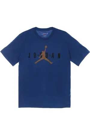 Jordan Top, Herre, Blå, L, Bomuld, Air Wordmark T-Shirt