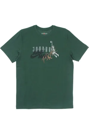 Jordan Top, Herre, Grøn, XL, Bomuld, Graphic Crew T-Shirt