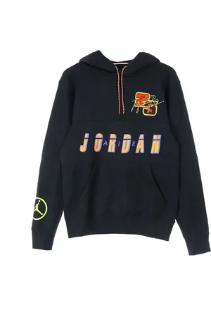 Jordan Sweathshirts & Hoodies, Herre, Sort, XL, Bomuld, Letvægts Hættetrøje