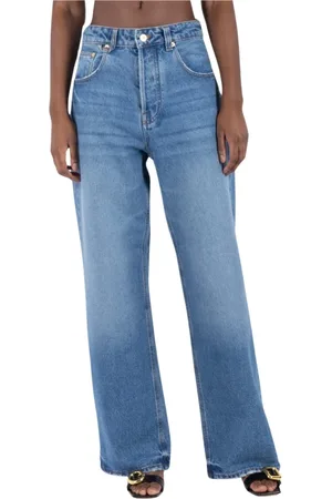 Jacquemus Jeans, Dame, Blå, W29, Denim, Wide Leg Denim Jeans