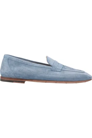 Premiata Sko, Dame, Blå, 38 EU, Læder, Suede Læder Loafer
