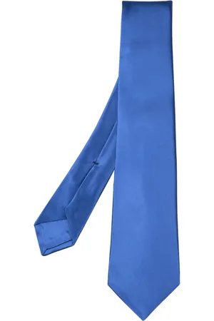 Kiton Tilbehør, Herre, Blå, ONE SIZE, Elegant silketørklæde