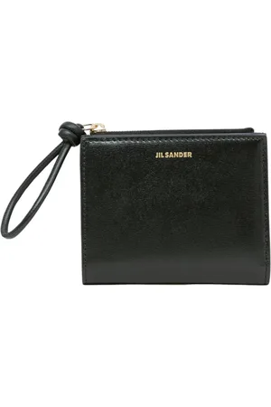Jil Sander Tilbehør, Herre, Sort, ONE SIZE, Læder, Giro Mini Wallet