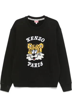 Kenzo Sweathshirts & Hoodies, Herre, Sort, M, Bomuld, Crew Neck Sweater