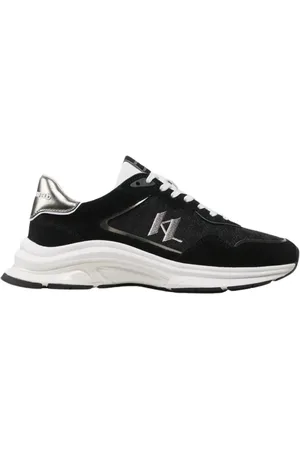 Karl Lagerfeld Sko, Herre, Flerfarvet, 45 EU, Læder, Lux Finesse Monogram Sneakers