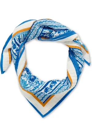 Saint Tropez Tilbehør, Dame, Flerfarvet, ONE SIZE, Paisley Squares Tørklæde Tilbehør