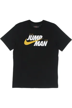 Jordan Top, Herre, Sort, L, Bomuld, Graphic Crew Neck T-shirt