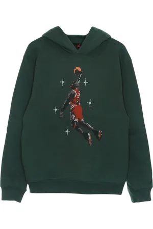 Jordan Sweathshirts & Hoodies, Herre, Grøn, XL, Essential Fleece Holiday Hættetrøje