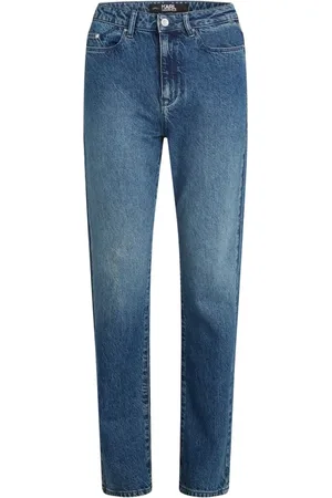 Karl Lagerfeld Jeans, Dame, Blå, W26, Denim, Straight-leg jeans