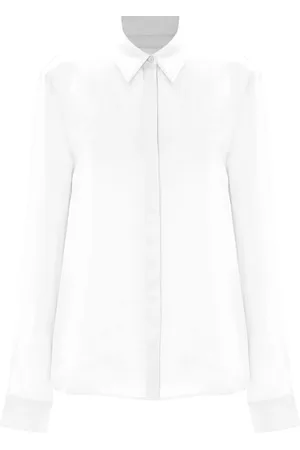 Kocca Bluser & Skjorter, Dame, Hvid, S, Uld, Stilfuld Skjorte