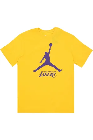 Jordan Top, Herre, Gul, XL, Bomuld, Loslak Gul Tee Celebration
