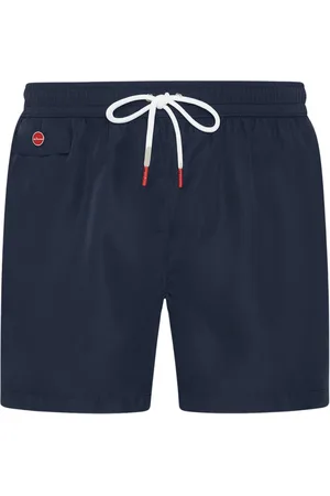 Kiton Badetøj, Herre, Blå, 2XL, Polyester, Blå Polyester Badeshorts