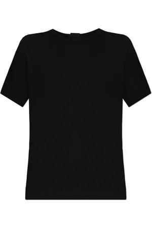 Y-3 Top, Dame, Sort, M, Bomuld, Rundhalset T-shirt