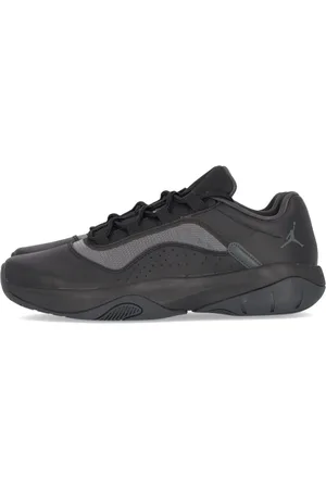 Jordan Sko, Herre, Sort, 46 EU, Læder, Low Sneaker Sort/Antracit Cushlon Foam