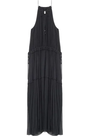 Isabel Marant Kjole, Dame, Sort, 2XS, Alita Tiered Kjole