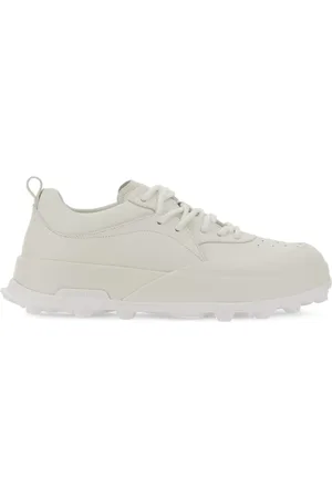 Jil Sander Sko, Herre, Hvid, 42 EU, Læder, Leather Orb Sneaker